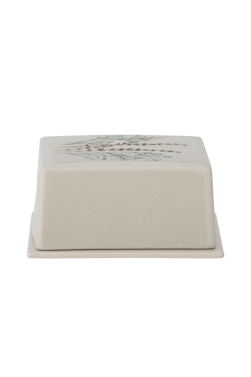 Untiera cu capac, Bloomingville, Bea, 15x12.5x7.5 cm, 580 ml, ceramica, natural - imagine 7